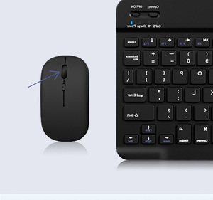 Conjunto de Teclado y Ratón Inalámbricos Ultrafinos de 10 Pulgadas, Combinación de Teclado y Ratón USB Tipo C para Mac - Product Image 4