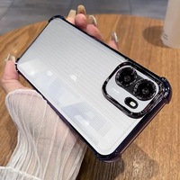 Étui de téléphone portable en TPU souple antichoc avec placage électrolytique pour Oneplus Turbo 6V