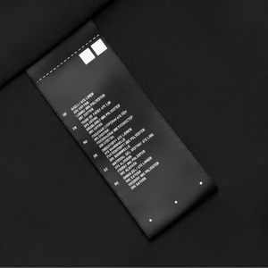 ป้ายพิมพ์ลายซาตินขนาด 1.25 x 2.5 นิ้ว ป้ายโลโก้ดีไซน์ขายดี ป้ายเสื้อผ้า ป้ายพิมพ์ ป้ายเสื้อผ้าสำเร็จรูป - Product Image 1