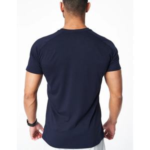 Custom Design Cheap Breathable Knitted <b>100</b>% Cotton Soft <b>Fabric</b> Fitness High Quality GYM Sports t Shirt Men - Product Image 4