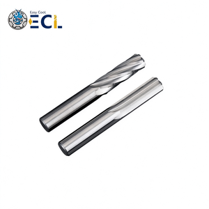 ดอกรีมเมอร์ทังสเตนคาร์ไบด์ ECI แบบ 4 ฟลุต ลายเกลียวและแบบตรง ไม่เคลือบผิว สำหรับเครื่องจักรซีเอ็นซี - Product Image 1