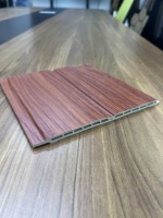 Vente chaude, nouveau design, panneau composite bois-plastique, revêtement mural intérieur, panneau mural WPC, vente en gros d'usine