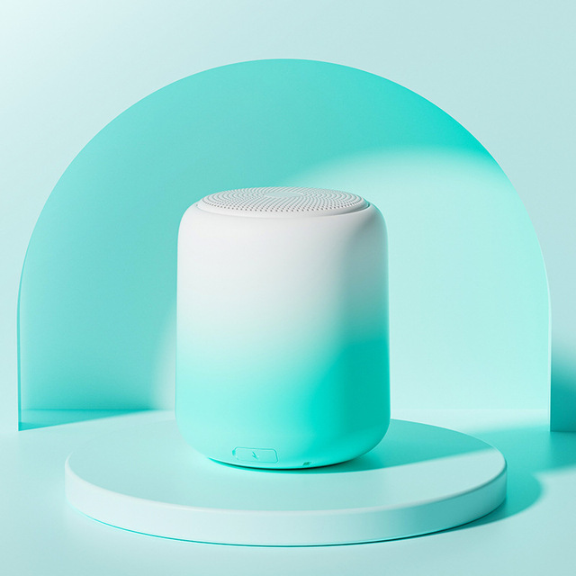 Gradient Color Home Mini High-quality Portable Outdoor Hiking and Camping Waterproof Wireless Small Speaker