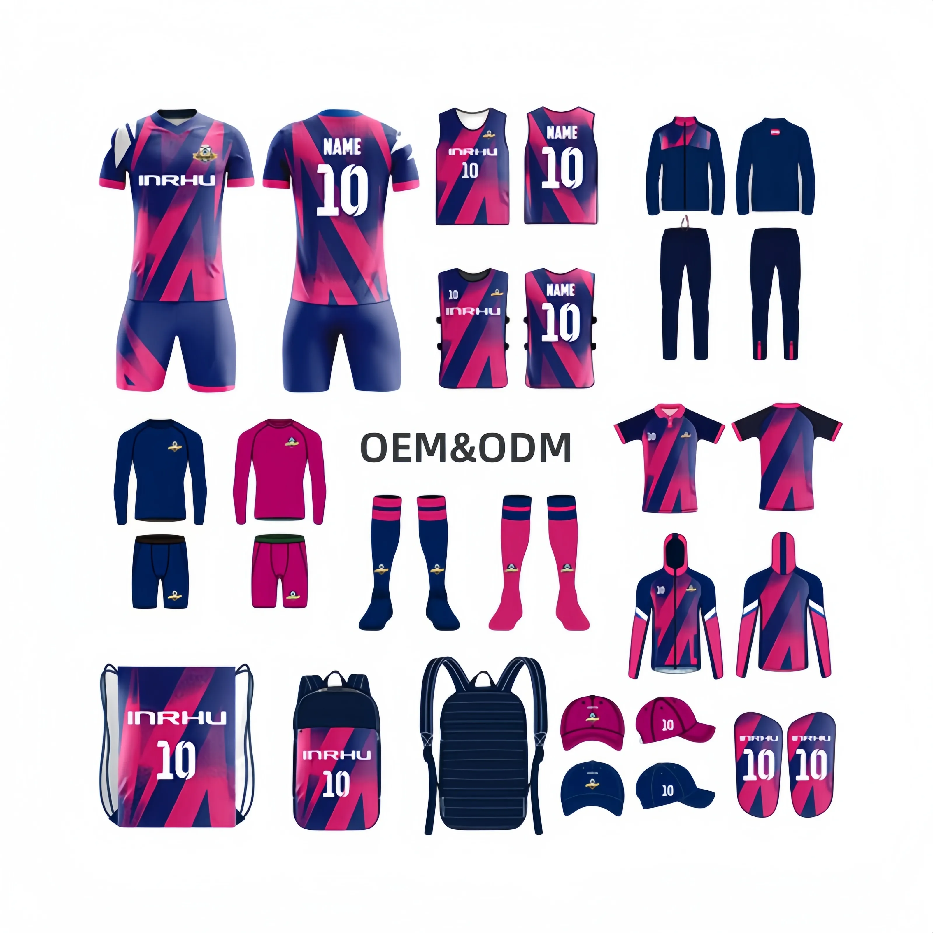 Factory custom soccer jersey sublimation style logo custom design football kits for kids or adults and unisex