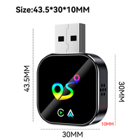 Vente en gros de dongle USB Type-C 2-en-1 CarPlay et Android Auto avec GPS intégré pour boîte adaptateur CarPlay