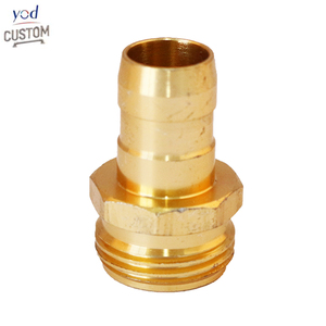 YOD Composants Personnalisés Service d'usinage CNC de précision Adaptateur hexagonal en laiton pour raccord de tuyau eau, air, gaz 1/4 3/4 pouce NPT BSPT Haute performance - Product Image 1