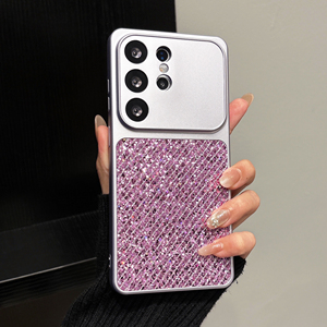 <span class=keywords><strong>Funda</strong></span> Minimalista con Lentejuelas Brillantes para <span class=keywords><strong>Samsung</strong></span> S26 <span class=keywords><strong>Ultra</strong></span>, Note 20 <span class=keywords><strong>Ultra</strong></span>, A56, A55, A53, Protectora Antigolpes para Cámara - Product Image 1