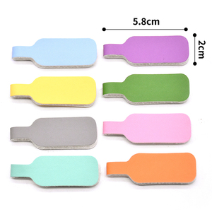 Étiquettes en cuir auto-agrippantes pour câbles sur supports métalliques pour l'identification des cordons, gestion des câbles avec multiprises derrière les bureaux et les téléviseurs - Product Image 3