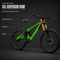Vélo de montagne à suspension intégrale, stock UE, livraison rapide, prêt à être expédié, en stock, OEM ODM, vente en gros de vélos