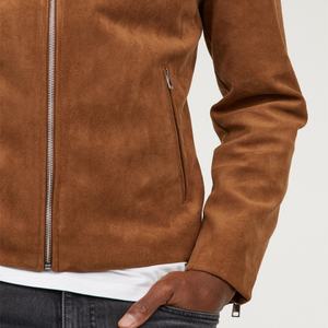 Fournisseurs chinois de manteaux d'hiver pour hommes à prix abordable, veste en daim synthétique personnalisée pour hommes - Product Image 3