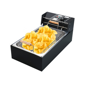 <span class=keywords><strong>Friteuse</strong></span> électrique commerciale multifonctionnelle 6L+6L de comptoir sans fumée à <span class=keywords><strong>induction</strong></span>, fabriquée à Zhongshan - Product Image 2