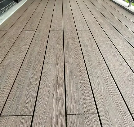 digital printing waterproof ECO friendly outdoor floor wood composite decking for exterior decoration