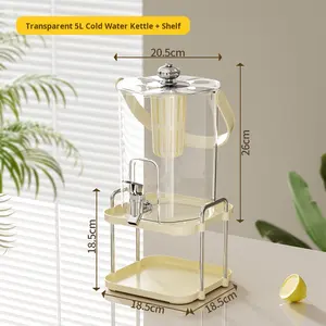 Pichet à Cold Brew de Luxe avec Robinet, Grande Capacité 5L, Théière, Bouilloire à Eau - Product Image 5