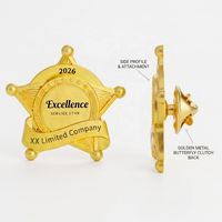 Épinglette en émail personnalisée pour anniversaire, badge rond en émail, épinglette de revers souple en émail rose et blanc, souvenir d'entreprise