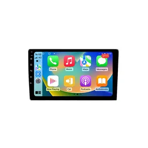 Rádio Carplay para DVD player universal Android, navigador de carro com tela sensível ao toque 1 + 32G, 9 polegadas e 10 polegadas uis7862