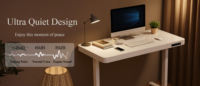 PRORIALS Escritorio Eléctrico Ergonómico Inteligente de Altura Ajustable con un Solo Motor, Cajón y Superficie de Madera/Metal para el Hogar - ¡Venta Caliente!