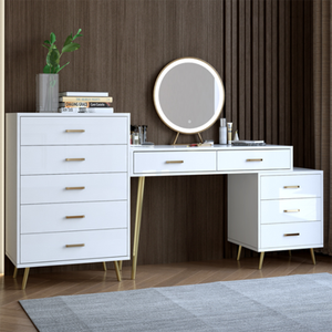 Table de maquillage avec miroir, fabriquée en Chine, pour la maison - Product Image 3
