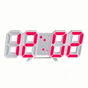 <b>Digital</b> Electronic Alarm <b>Clock</b> with Radio and Calendars Luminous Plastic Table <b>Clock</b> for Office and Living Room - Product Image 1