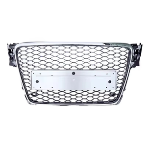 <span class=keywords><strong>Calandre</strong></span> en nid d'abeille noire brillante <span class=keywords><strong>A4</strong></span> S4 Look RS4 Grille de pare-chocs avant avec quattro pour <span class=keywords><strong>Audi</strong></span> <span class=keywords><strong>A4</strong></span> S4 B8 2008 2009 2010 2011 2012 - Product Image 4