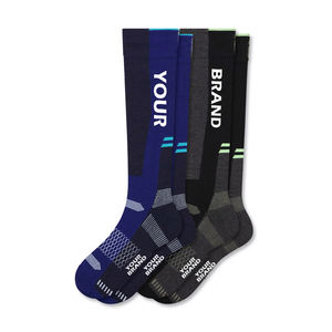 גרבי סקי חמים, גרבי סנובורד, גרבי החלקה, גרבי דחיסה לסקי עד הברך, גרבי סקי תרמיים ארוכים בהתאמה אישית - Product Image 3