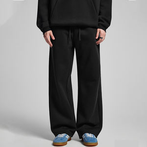 Custom Men's Loose <strong>Pants</strong> Sports Straight Leg High Street Baggy Sweatpants Casual Blank Trousers <strong>Sweat</strong> <strong>Pants</strong> for Printing - Product Image 3