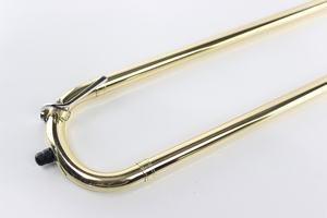 Trombón de oro electroforético Trombón de latón dorado en clave de B Flat Trombón de rendimiento de <span class=keywords><strong>banda</strong></span> profesional de alta calidad TB022005 - Product Image 3