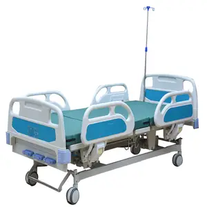 tempat tidur rumah sakit untuk rumah 3 crank Suppliers-JD-C04-1 Manual 3 Fungsional Intensive Care Ward Profesional Layanan Purna Jual