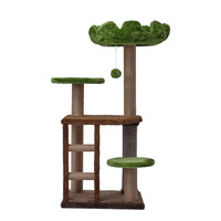 Arbre à chat avec lit intégré, antibactérien, désodorisant, anti-formaldéhyde, en forme de fleur, tour d'escalade pour chat, capsule spatiale, mignon