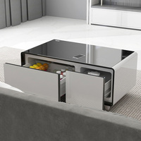Mini réfrigérateur à succès, meuble intelligent, table réfrigérée, table basse intelligente avec tiroir congélateur pour le salon