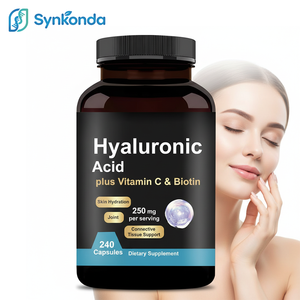 อาหารเสริมไฮยาลูรอน 240 แคปซูล ผสมไบโอติน 5000 ไมโครกรัม วิตามินซี 25 มิลลิกรัม 3 in 1 บำรุงผิว ข้อต่อ ช่วยให้ผมและดวงตาแข็งแรง - Product Image 1