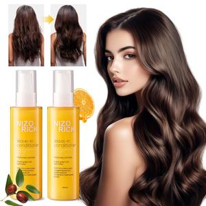 100ml <strong>Simply</strong> Nutritive Organic Leave-In Oil for Men with Curly Hair Shine <strong>Spray</strong> Based on Leave-In Ingredients - Product Image 4