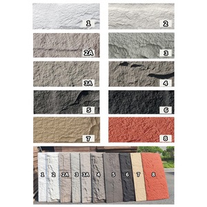 Modernes Design Polyurethan-Kunst paneel für Außenwand Massive Oberfläche Ziegel verkleidung für Hotels Große Platten formen enthalten