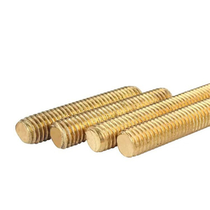 Varilla Roscada de Latón M2 x 250 mm H59 H62 DIN976 con Rosca Derecha, Perno de Doble Cabeza, Varilla Totalmente Roscada - Product Image 5