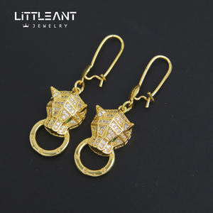 Set di gioielli in oro caldo leopardo Design gioielli moda all'ingrosso Dubai <span class=keywords><strong>21k</strong></span> collana in oro Set gioielli da donna - Product Image 5