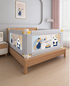 ElsaBaby Sponda <span class=keywords><strong>Letto</strong></span> per Bambini 1.2m Marrone Pieghevole <span class=keywords><strong>Barriera</strong></span> di Sicurezza <span class=keywords><strong>da</strong></span> <span class=keywords><strong>Viaggio</strong></span> per 0-3 Anni Pannello in Rete Standard UE - Product Image 1