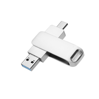 Harga Pabrik Flashdisk USB 2.0 128GB Metal Portabel Memory Stick Eksternal