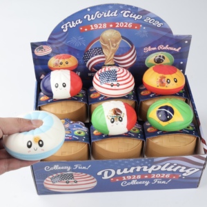Nuevos Juguetes Antiestrés Patrióticos de PU 2026 - Blandos y Aprietables con Diseño de Dumpling de la Libertad, Regalo Conmemorativo del 250 Aniversario - Product Image 4