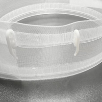 Crochets de rideau modernes blancs en plastique écologique, robustes, à plis froncés, crochets plisseurs, crochets pour bande plissée, glissières de rail de rideau – Vente directe usine