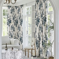 Amity Factory Rideaux à œillets imprimés occultants personnalisés Réduction du bruit pour la maison Polyester Living Bedroom Rideaux à œillets