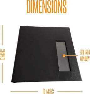 <span class=keywords><strong>Album</strong></span> de mariage personnalisable pour photos instantanées 2x6, en cuir PU noir, livre d'or, scrapbook, capacité 160 photos, 40 cadeaux - Product Image 2