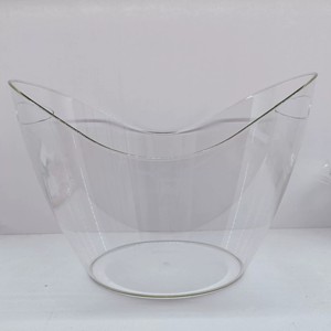 Grand seau à boissons de 8 L, seau à champagne transparent, bac à boissons pour les fêtes - Product Image 5