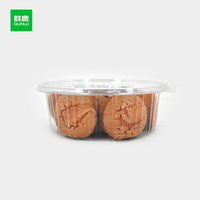 Boîtes en plastique jetables transparentes pour animaux de compagnie de haute qualité pour boîte d'emballage Mini gâteau alimentaire conteneur couvercle salade gelée