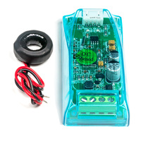 Compteur d'énergie monophasé PZEM 004T 4.0, wattmètre, compteur KWh, TTL Modbus-RTU, 220V, 32A/63A/100A, compteur de tension, d'intensité, de fréquence et d'énergie
