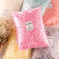 Papier raphia en crêpe froissé décoratif recyclé en gros pour remplissage, idéal pour mariage et bonbons