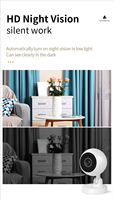 Caméra de sécurité intelligente Wi-Fi 1080HD CCTV pour maison connectée, 2MP HD, alertes en temps réel via application, audio bidirectionnel avec suivi de mouvement pour bébé et animal de compagnie