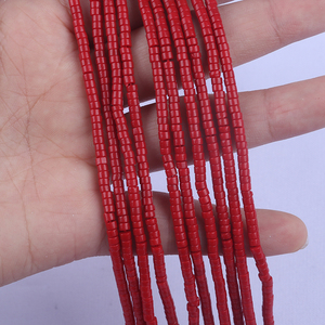 Perles <span class=keywords><strong>de</strong></span> <span class=keywords><strong>corail</strong></span> <span class=keywords><strong>rouge</strong></span> en forme <span class=keywords><strong>de</strong></span> bouton naturel pour la fabrication <span class=keywords><strong>de</strong></span> bijoux - Product Image 5