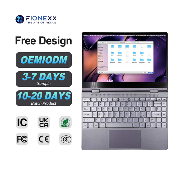 Notebook Laptop with Touch Screen RAM 4GB Notebook Computer Ultra-thin Notebook Computer Made of Metal