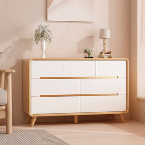 Commode japonaise intégrée, table de maquillage et de coiffage moderne et minimaliste avec miroir éclairé, <span class=keywords><strong>pour</strong></span> chambre d'hôtel et salon - Product Image 6