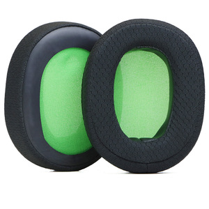 Coussinets d'oreille en tissu maillé respirant pour casques de jeu Logitech PDP LVL30 LVL50 LVL 30 50 – Coussinets de remplacement en éponge pour casque - Product Image 4