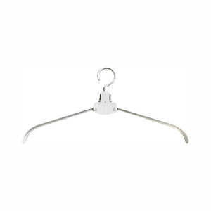 Folding PP Eco-Friendly Clothes Hanger Portable Laundry <b>Drying</b> <b>Rack</b> Wide Shoulder Design Saving Wardrobe Clothing Organizer - Product Image 2